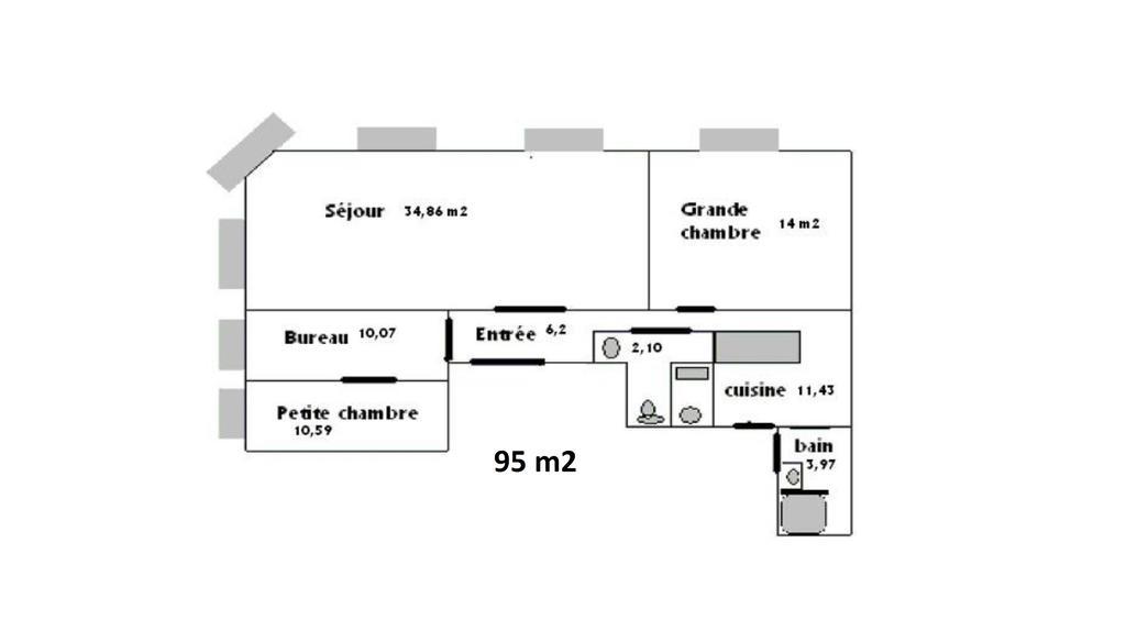 Les 7 Balcons, Comedie-Gare, Parking, Spacieux Lumineux Appt Haussmannien Montpellier Bagian luar foto